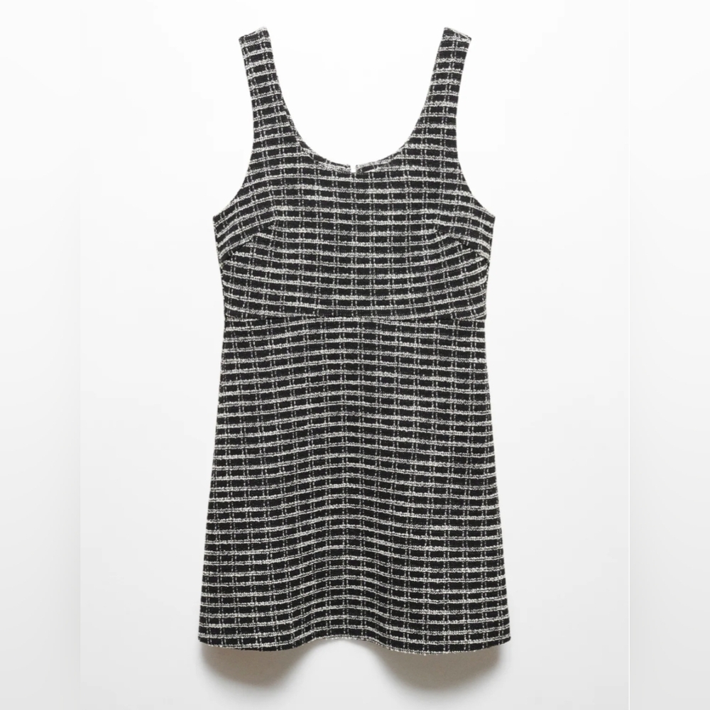 Check tweed Mini dress